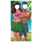 Luau Couple Photo Prop Stand-Up