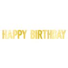 Foil Happy Birthday Streamer