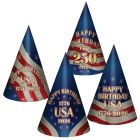 Pkgd Semiquincentennial Cone Hats