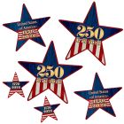 Semiquincentennial Star Cutouts