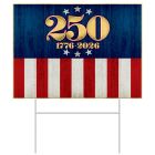 Plastic Semiquincentennial Yard Sign