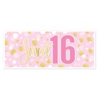 Sweet 16 Oversized Sign Banner