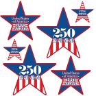 Semiquincentennial Star Cutouts