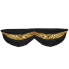Black & Gold Fabric Bunting