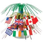 Int'l Flag Mini Cascade Centerpiece