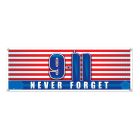 9/11 Never Forget Sign Banner