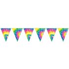 Tie-Dyed Pennant Banner