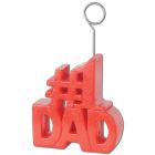 #1 Dad Photo/Balloon Holder
