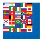 International Flag Luncheon Napkins