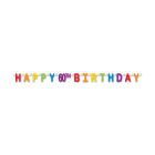 Happy "60th" Birthday Streamer