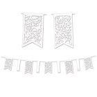 Die-Cut Mr & Mrs Pennant Banner