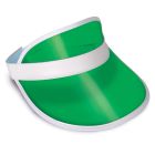 Clear Green Plastic Dealer's Visor