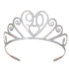 Glittered Metal "90" Tiara