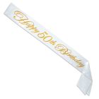 Gltrd Happy "50th" Birthday Satin Sash