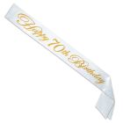 Gltrd Happy "70th" Birthday Satin Sash