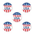 Team USA Party Buttons