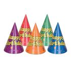 Balloon & Confetti Birthday Cone Hats