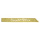 Happy "21st" Birthday Glittered Sash