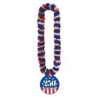 Soft-Twst Poly Leis w/Semiquin Medallion