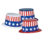 Plastic Toppers w/Patriotic Band