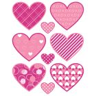 Valentine's Day Hearts Peel 'N Place