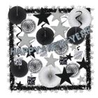 Shimmering Silver NY Decorating Kit