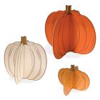 3-D Pumpkin Centerpieces