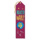 Math Whiz Award Ribbon