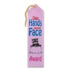 Clean Hands & Face Award Ribbon