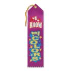 I Know My Colors Award Ribbon