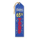 Happy "65th" Birthday Award Ribbon