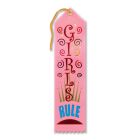 Girls Rule Award Ribbon