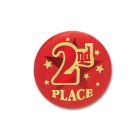 2nd Place Satin Button