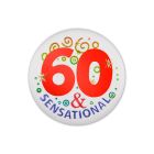 60 & Sensational Satin Button