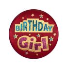 Birthday Girl Satin Button