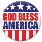 God Bless America Button