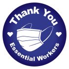 Thank You Essential Workers Button