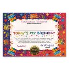 Today's My Birthday Certificate