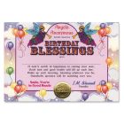 Birthday Blessings Certificate