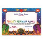 World'S Greatest Lover Certificate