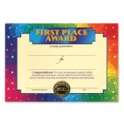 First Place Award Certificate