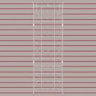 Empty 60-Prong Wall Rack