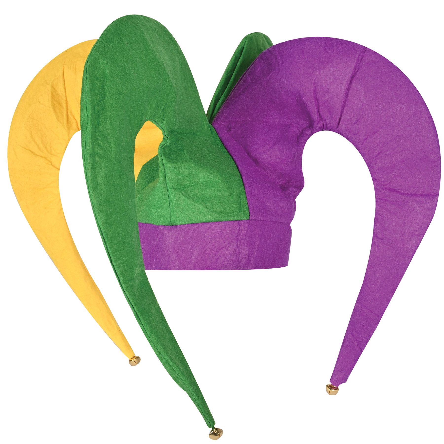 Crazy Hats For Adults Colorful Jester Hat With Bells – Silly Party