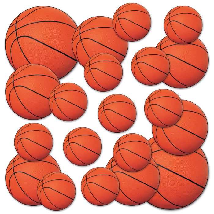 Basketball Cutouts - 53808 Basketball Cutouts 