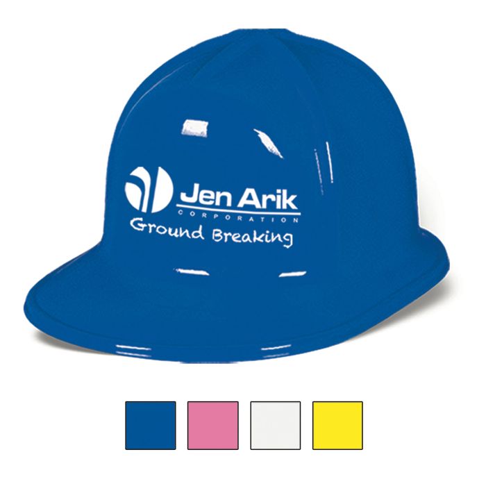 Plastic Construction Hat w/a Direct Pad Print