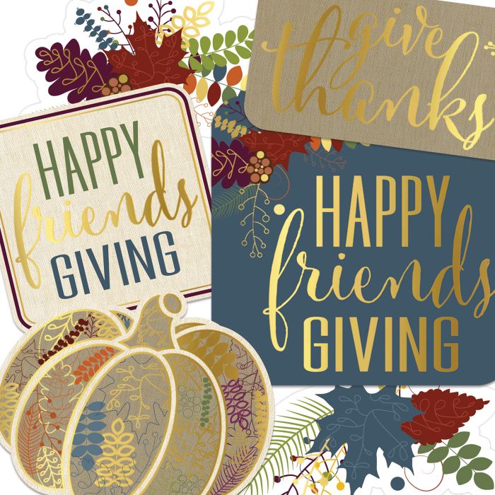 流行り の ブランド  Foil Friendsgiving Cutouts 日用品