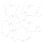 Plastic Die-Cut Ghosts