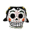 Day Of The Dead Female Tea Light Holder