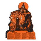 Vintage Hllwn Witch Fortune Wheel Game