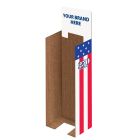 54" h x 16-3/8" w x 11" d 250th Birthday Case Stacker
